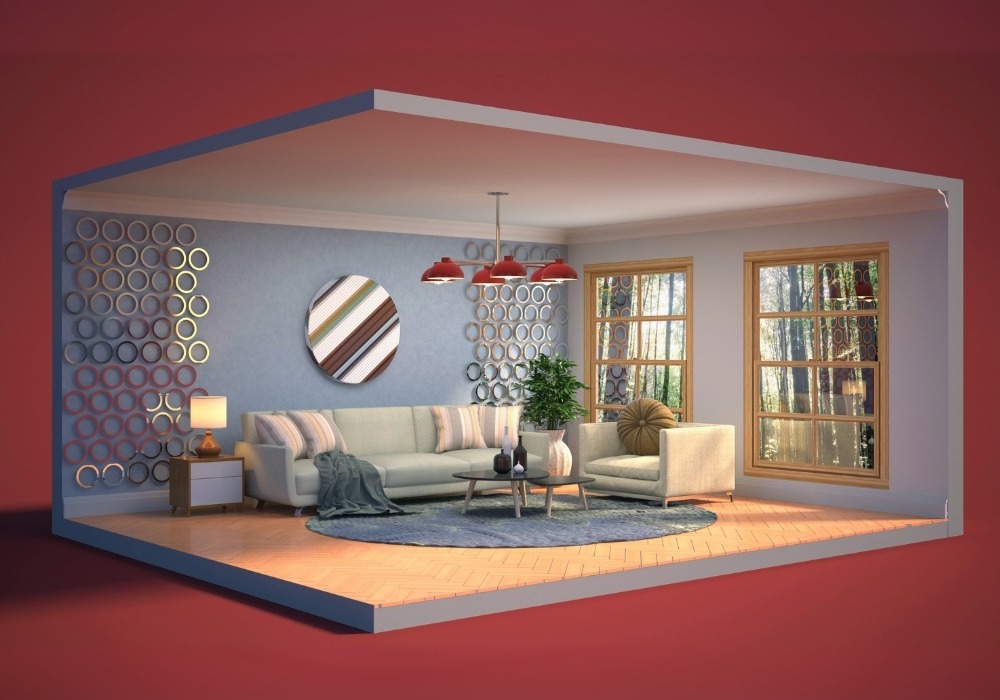 DSB Home Interiors - Services Main Page - 3D Design Interior